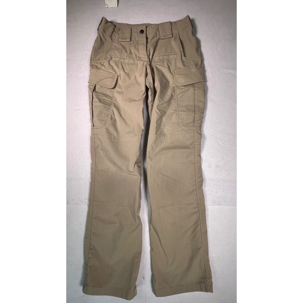 5.11 Tactical Cargo Pants Womens 0 Regular Khaki Tan Excellent